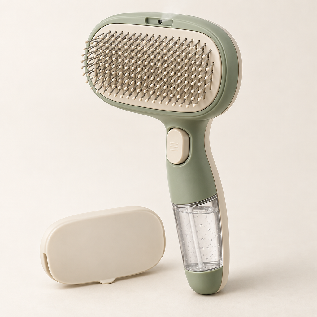 Pawlivopets™  MistEase 3-in-1 Grooming Brush