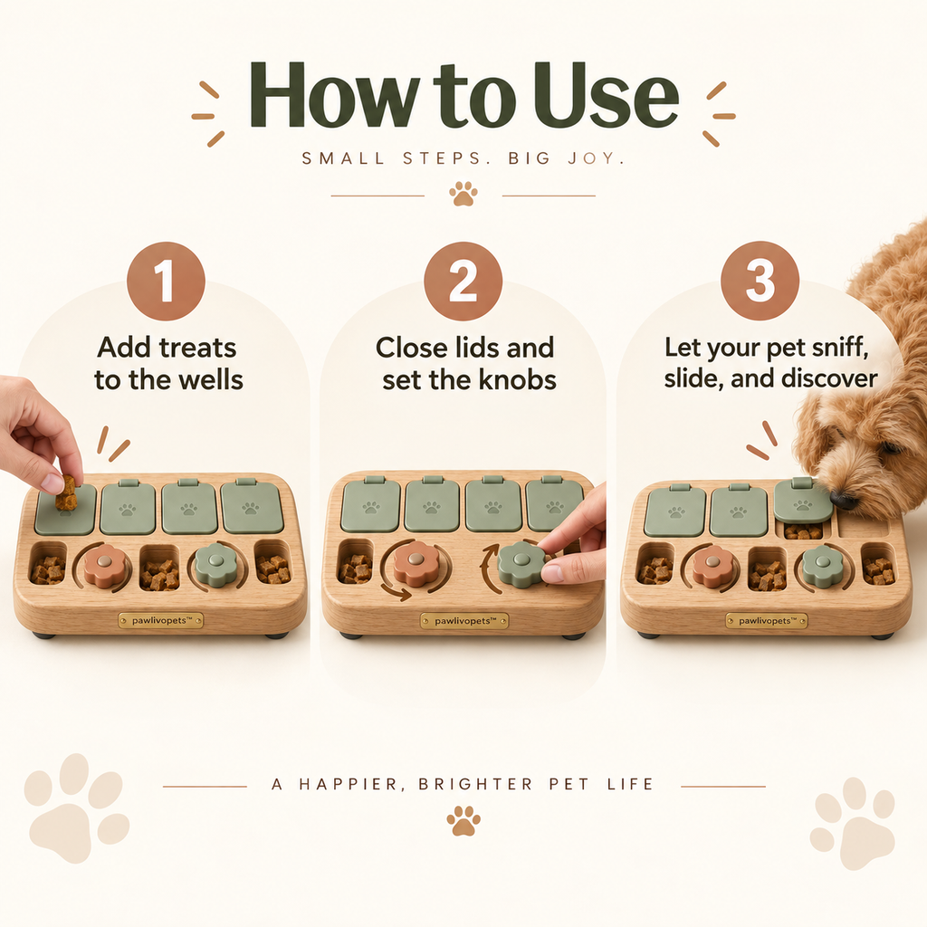 Pawlivopets™  TreatQuest Interactive Puzzle Board