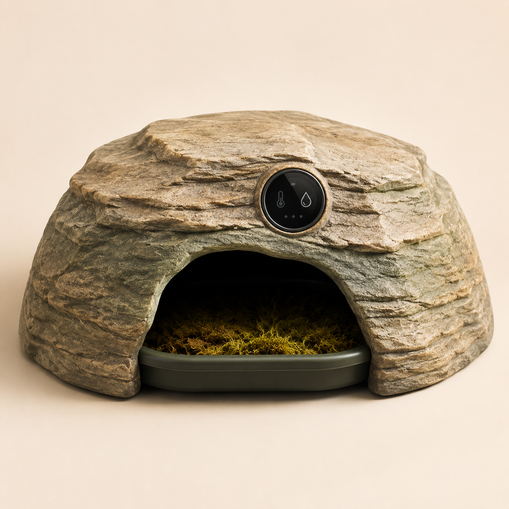 Pawlivopets™ TerraSense Climate Monitoring Reptile Hide