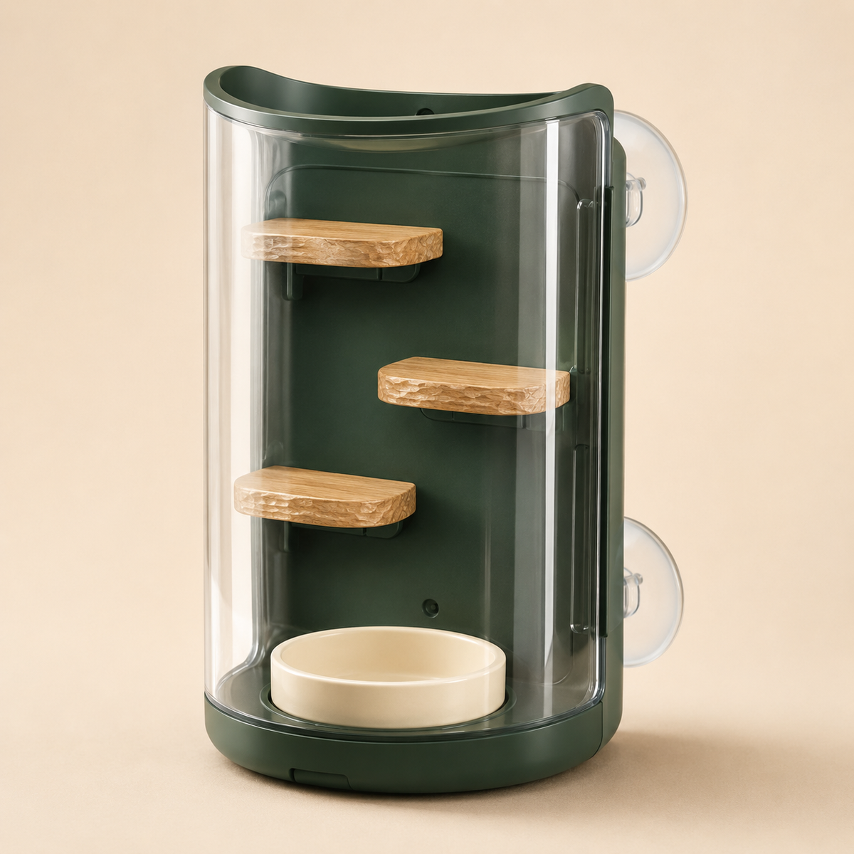Pawlivopets™ BugView Wall-Mounted Live Feeder Station