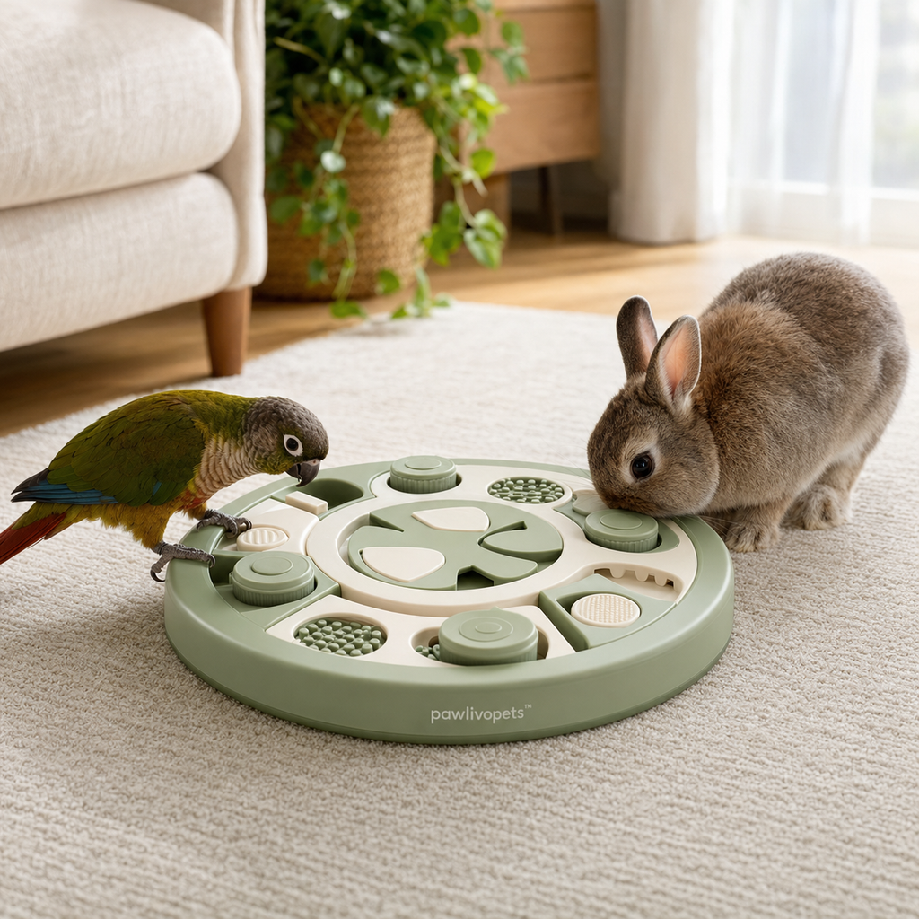 Pawlivopets™ Modular Forage Quest Board – Multi-Species Interactive Puzzle Feeder