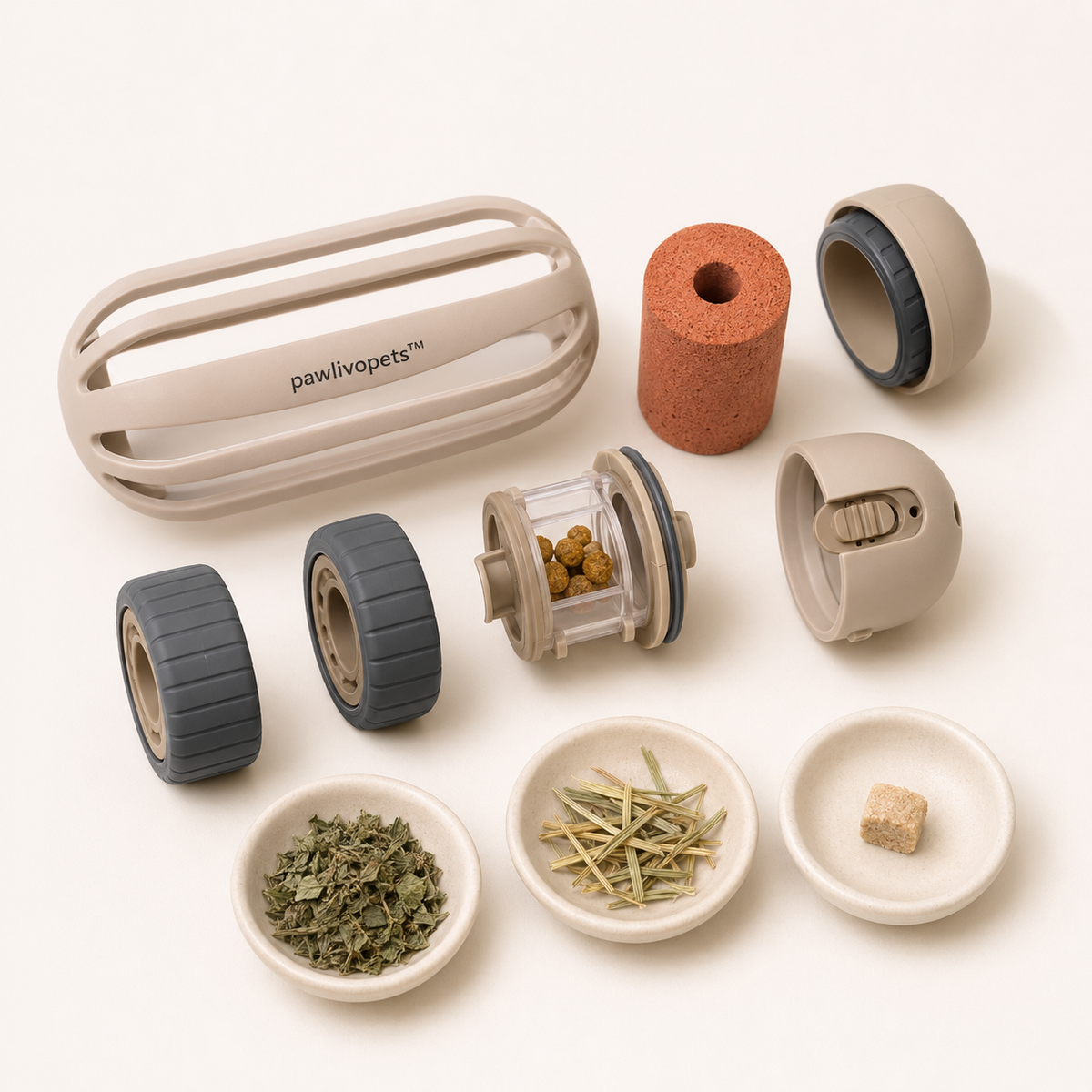 Pawlivopets™ ScentTrail Adventure Roller – Customizable Scent & Treat Enrichment Toy