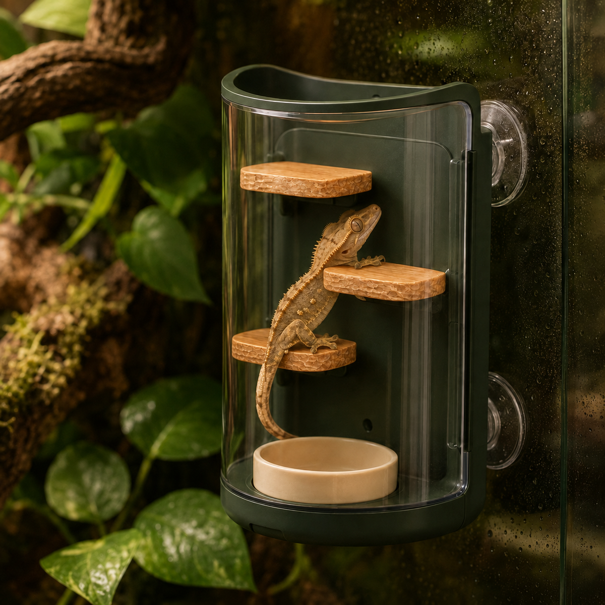 Pawlivopets™ BugView Wall-Mounted Live Feeder Station